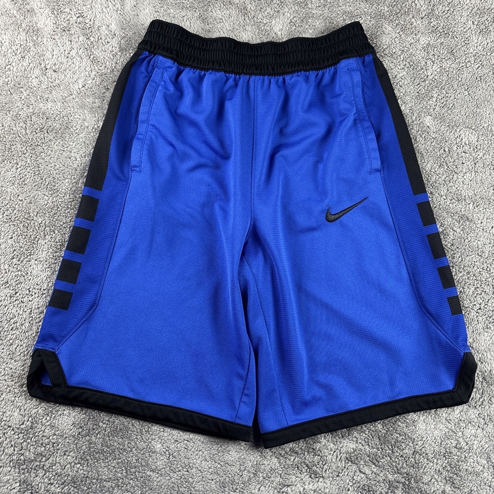 Nike Boys Royal Blue and Black Athletic Shorts